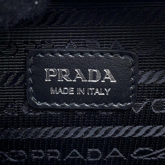 Prada Camouflage Mini Shoulder Bag Nylon Black - Picture 9 of 10